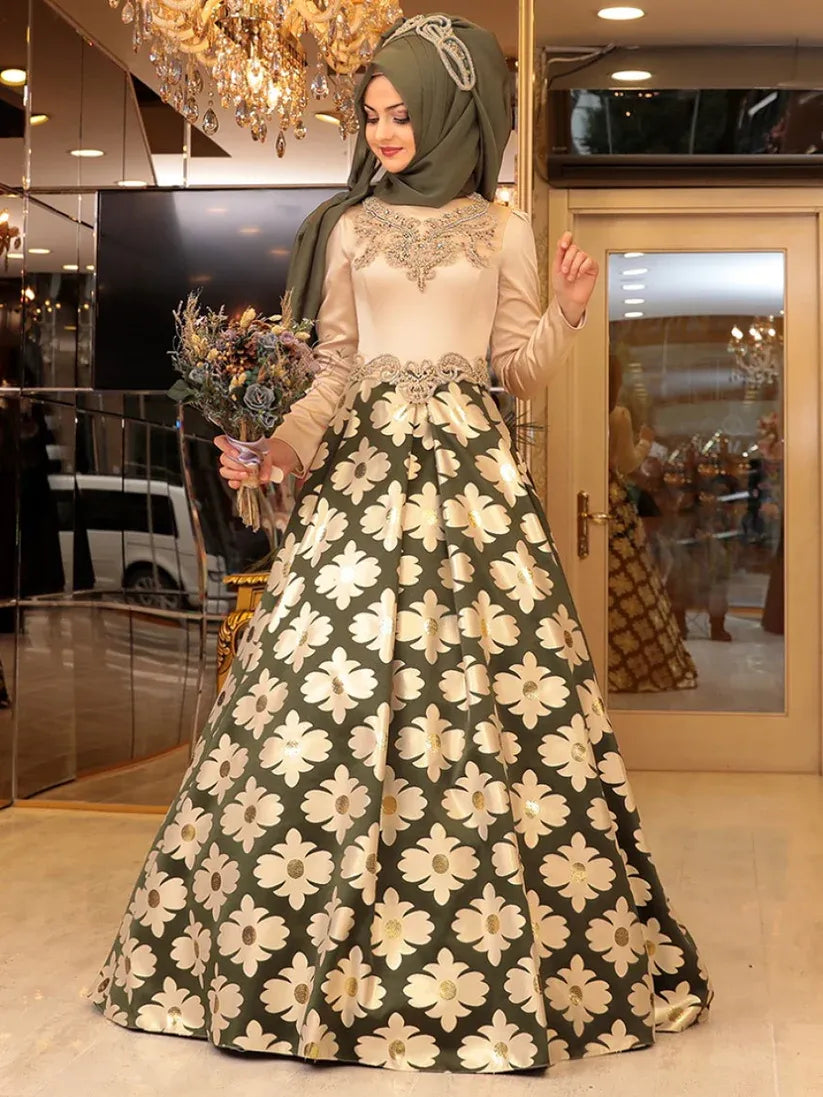 Pınar Şems Mihrimah Abiye Yeşil